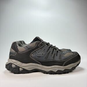 Skechers After Burn Black Athletic Shoes Sneakers Lace Up 50125 Men’s Size 11